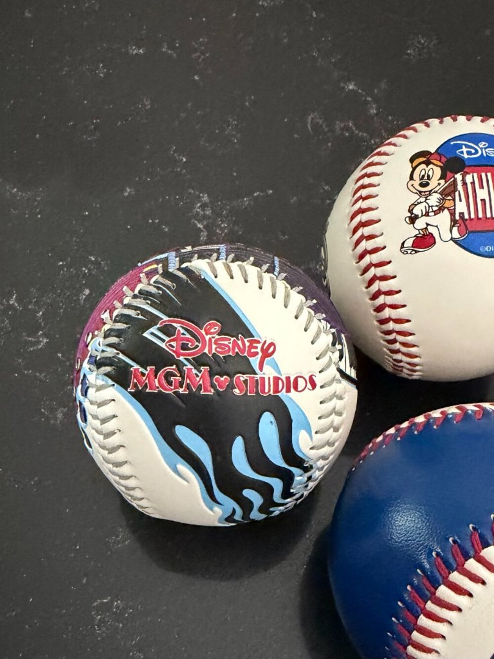 Disney World Collectible Baseballs Rock ‘n’ Roller Coaster Tower of Terror MGM - Picture 5 of 6